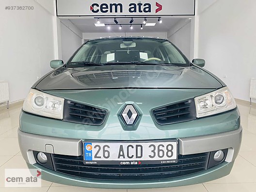 renault megane 1 5 dci privilege cem ata otomotiv den renault megane ii dizel full paket at sahibinden com 937362700