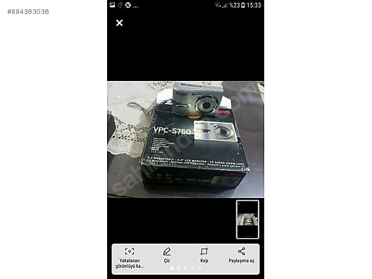 Ikinci El Sanyo Diger Modeller Kompakt Dijital Fotograf Makinesi Sahibinden Com Da 884363036