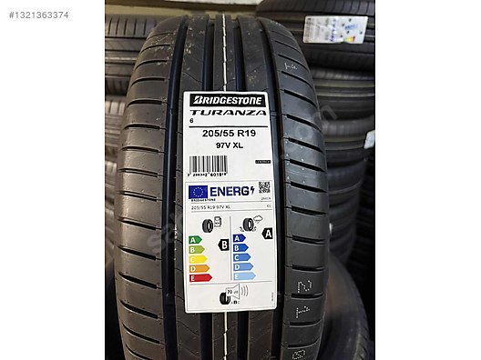 B様 KAMPANYA TAKSİTLİ 205/55/19 BRIDGESTONE YAZLIK TURANZA 6