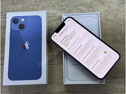 Apple / iPhone 13 Mini / İPhone 13 MİNİ / 128GB / TR.KAYITLI / PİL