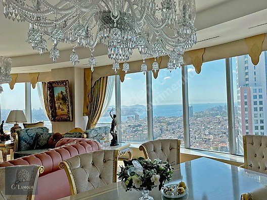 GG GÖZDEM'DEN Şişli Elit Residence'ta 6+1 Boğaz Manzaralı Eşyalı