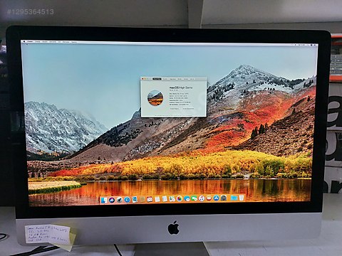 Apple / İMAC A1419 İ5-3.5Ghz 16GB RAM 1TB SSD 27'' RETİNA 5K 4GB K