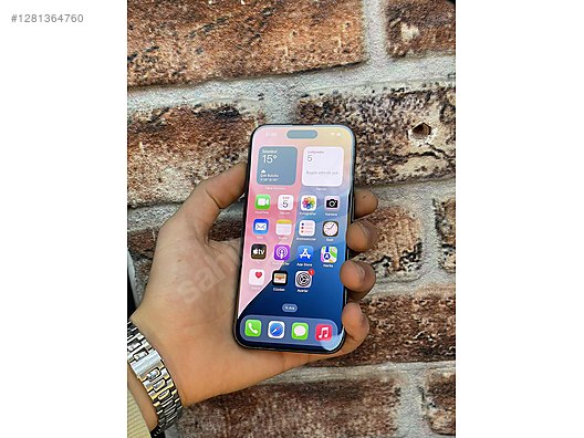 İkinci El 128 GB Apple iPhone 15 Pro iOS Cep Telefonu