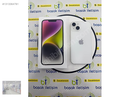 Apple / iPhone 14 / İPHONE 14 128 GB BEYAZ PİL 89 SIFIRDAN FARKSIZ