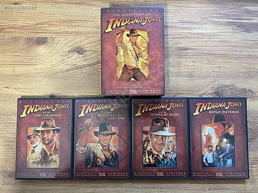 Indiana Jones Koleksiyonluk DVD Set Widescreen Kitapçıklı