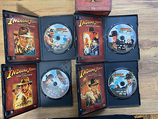 Indiana Jones Koleksiyonluk DVD Set Widescreen Kitapçıklı
