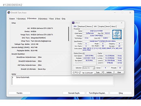 Dell / DELL G3 i7-8750H | GTX 1050 Ti 4GB | 16GB | 500GB HDD