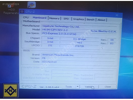 İkinci El ve Sıfır Alışveriş / Bilgisayar / Masaüstü / Donanım / Anakart