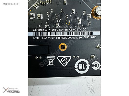 MSI GEFORCE GTX 1660 SUPER AERO ITXOC 6GB GDDR6 192bit GARANTİLİ