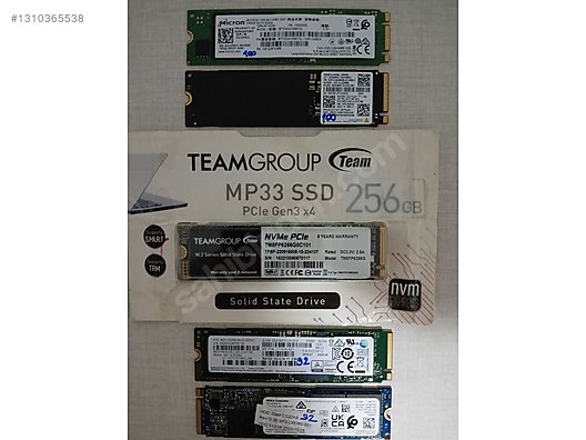 Samsung Kioxia TeamGroup Micron M.2 SSD NVMe 512GB 256GB on