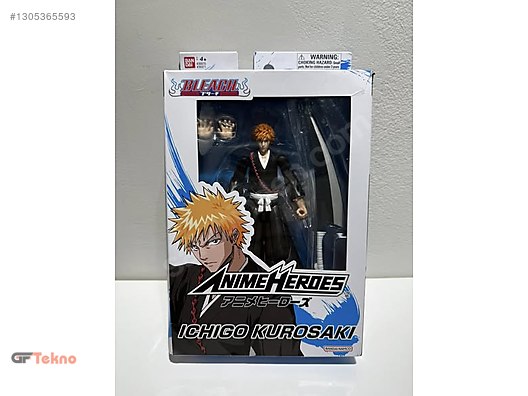 『IchigoDyhook（PS-IJ1）＆IchigoDake Basic 』 Anime Heroes Bleach Ichigo Kurosaki Bandai Aksiyon Figür