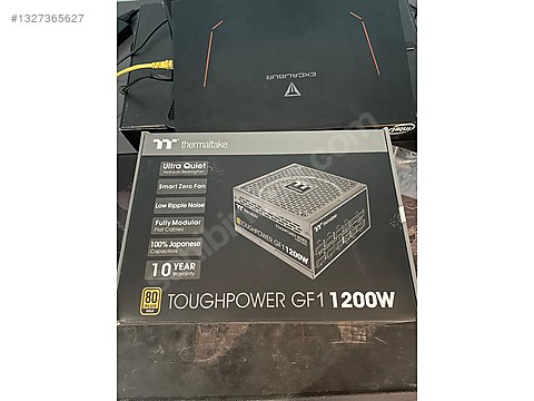 【中古】thermaltake 1200W 80plus GOLD Thermaltake 1200W Toughpower GF1 80+ Gold Tam Modüler PSU