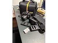 Nikon D3500 fotoğraf makinası + 4 Pil