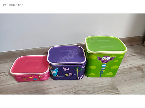 Tupperware 3lü Baykuş Saklama Kap Seti sahibinden.comda - 1319366427