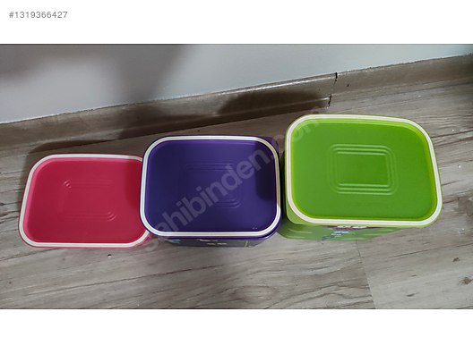 Tupperware 3lü Baykuş Saklama Kap Seti sahibinden.comda - 1319366427