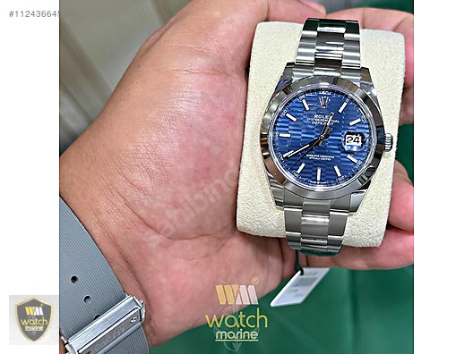 Rolex Rolex Datejust Blue Motif Dial 41MM 126300 sahibinden