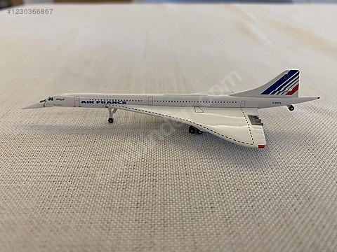 Concorde AIRFRANCE Aerospatiale Herpa Diecast Model Uçak. on