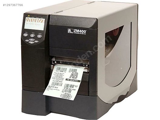 Zebra ZM400 Endüstriyel Barkod Etiket Yazıcı 200DPİ sahibinden
