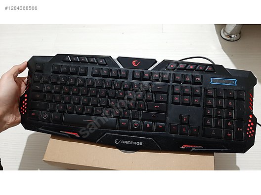 Rampage KB-R7 Arka aydınlatmalı gaming klavye - Rampage Oyuncu Klavyesi