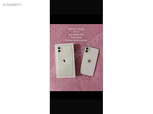 Apple / iPhone 11 / İphone 11 64gb sahibinden.comda - 1325368711