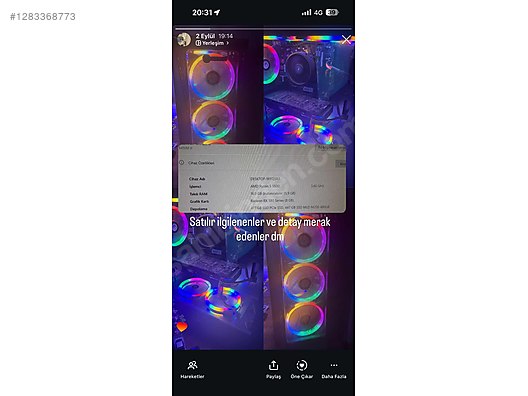 İkinci El ve Sıfır Alışveriş / Bilgisayar / Masaüstü / Modeller / Dragos
