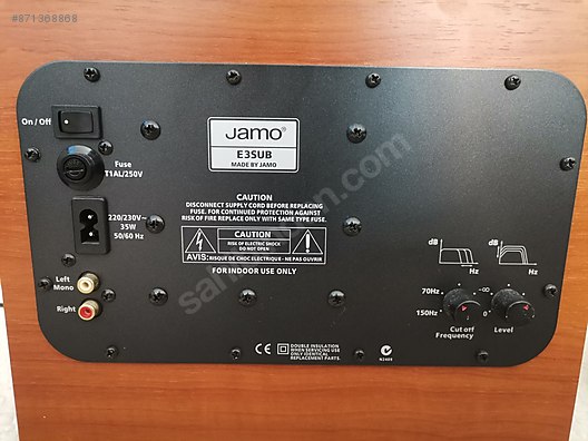 jamo e3 subwoofer