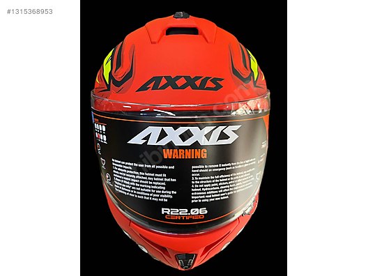 AXXIS FULLFACE + SİYAH CAM HEDİYELİ ( SIFIR ) - Kapalı Kasklar
