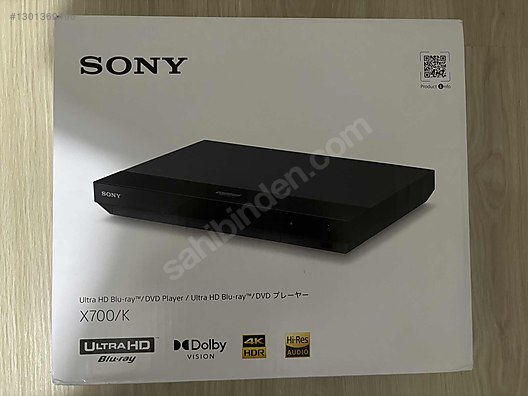 プレーヤー SONY UBP-X700 Ultra HD Used Sony / SONY UBP-X700-K on sahibinden.com - 1301369496