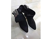 Bayan yarım çizme ayakkabı