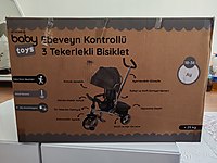 Sıfır I Ebeveyn Kontrollü 3 Tekerlekli Bisiklet