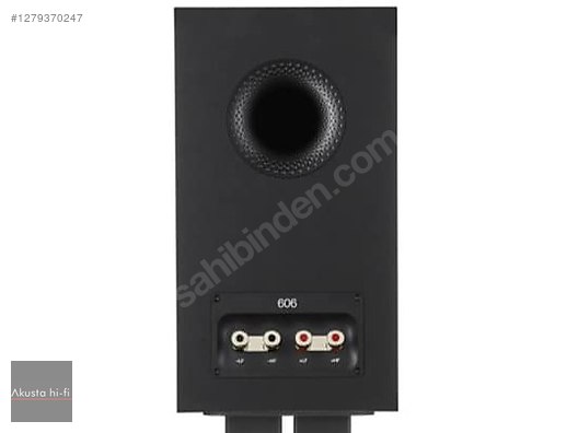 Bowers Wilkins 606 S3 Black (Stoklu) - Sıfır B&W Raf Tipi Hoparlör