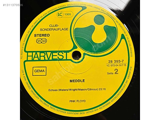 PINK FLOYD-Meddle ** CLub Edition ** (LP) Plak - Müzik Plakları