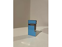 S.T. Dupont Slimmy Turkuaz Mavi Çakmak(Orijinal ve Belgesi Var) #1283370720