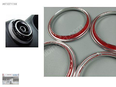 otomobil arazi araci ic aksesuar audi a3 havalandirma cercevesi 4 parca gri 8v kasa sahibinden comda 873371188