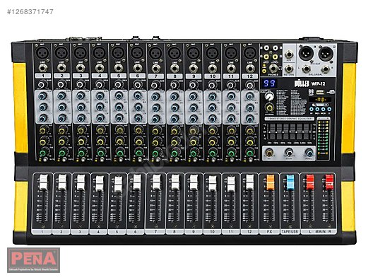 WÖLLER WP-12 2X350 WATT 12 KANALLI POWER MİKSER sahibinden.comda