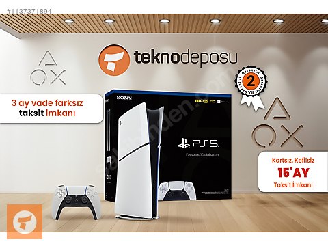 PS5 - DIGITAL 1 TB CFI-2116 2 YIL GARANTİLİ K.KARTINA 3 TAKSİT