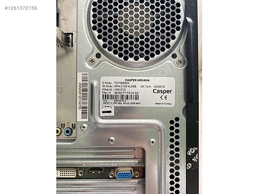Casper Nirvana Masaüstü Bilgisayar - Alışveriş :: Sıfır, İkinci El Ürünlerle sahibinden.com'da
