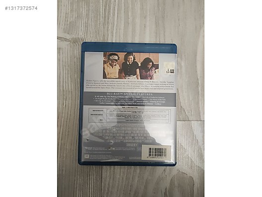 Hidden Figüres bluray orj. yerli baskı. Türkçe dublaj ve altyazı