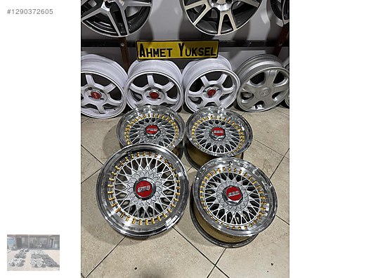 14 BBS RS2 ÇELİK JANT 4X98 VE 4X100 UYUMLU HATASIZ SIFIR CNC Lİ on