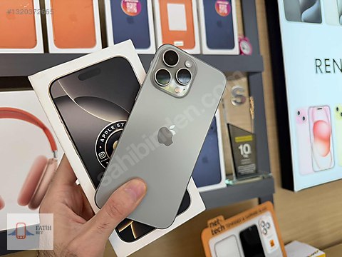 Apple / iPhone 16 Pro Max / İPHONE 16 PRO MAX COK TEMİZ CİHAZ