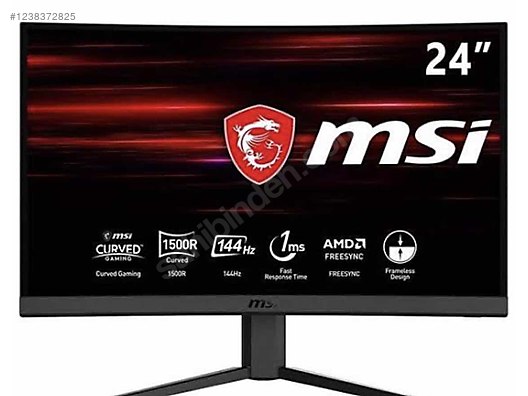 MSI Optix G24C4 Monitör 144Hz sahibinden.comda - 1238372825