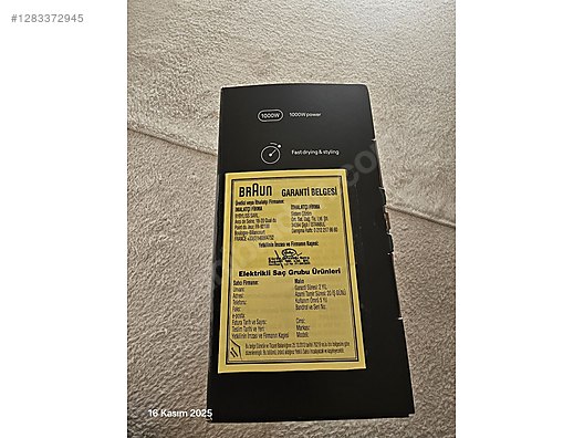 İkinci El ve Sıfır Alışveriş / Kişisel Bakım & Kozmetik / Saç Bakımı / Şekillendirme / Saç Kurutma Makinesi