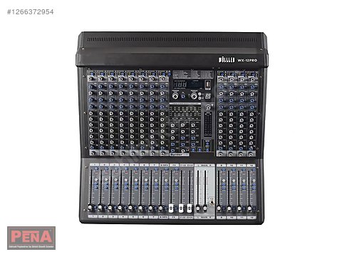 WÖLLER WX-12PRO 12 KANAL ÇİFT EFEKT 5 AUXLU DECK MİKSER sahibinden