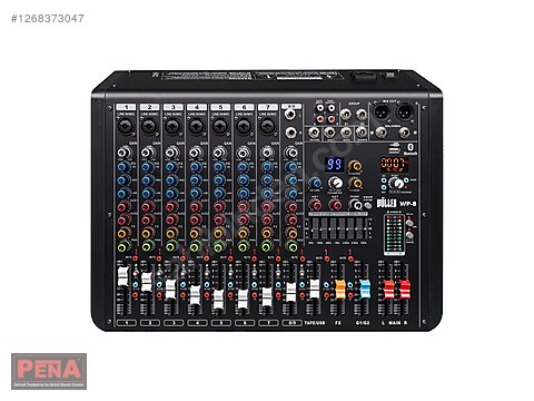 WÖLLER WP-8 2X250 WATT 8 KANALLI POWER MİKSER sahibinden.comda