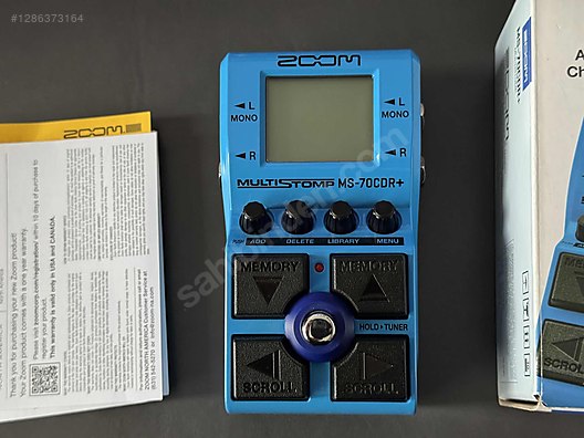 Zoom MS-70CDR+ MultiStomp Efekt Pedalı - Efekt Pedalı ve Diğer