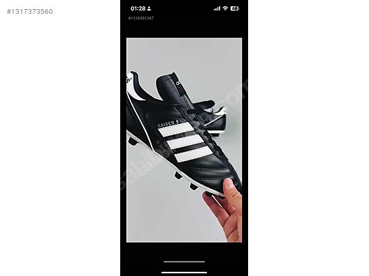 Çivili Siyah 45.5 Numara Adidas Krampon & Ayakkabı - 1317373560