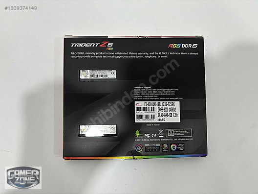 G.Skill Trident Z5 RGB 48 GB (2x24) 8000 MHz CL40 DDR5 Ram