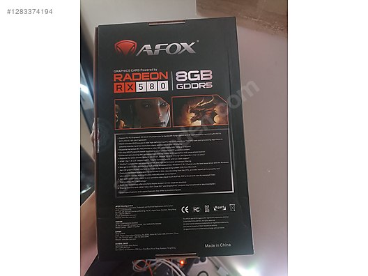 RX580 8GB Ekran Kartı (10 Ay Garantili) - Afox Ekran Kartı İlanları sahibinden.com'da
