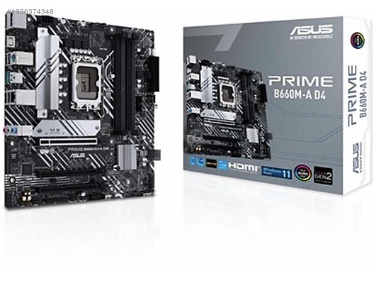 Asus Prime B660M-A D4 Intel LGA1700 DDR4 Micro ATX Anakart