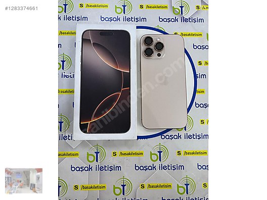 İkinci El ve Sıfır Alışveriş / Cep Telefonu & Aksesuar / Cep Telefonu / Apple / iPhone 16 Pro Max